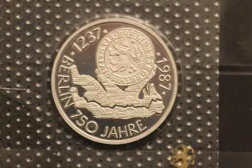 Bundesrepublik Deutschland; 10 Deutsche Mark; 1987; 750 Jahre Berlin, Silber; PP; Jäger-Nr. 441