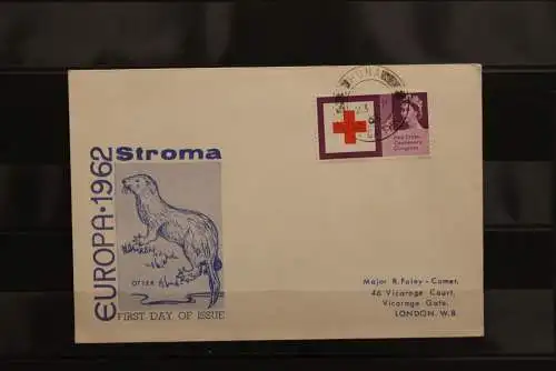 Stroma; EUROPA 1963, 3 Werte, gezähnt, FDC, lesen