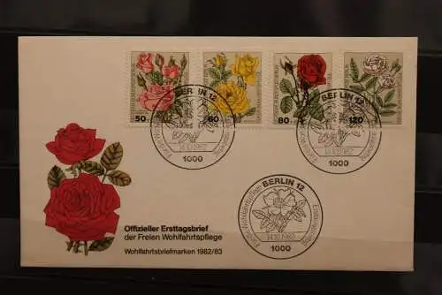 Berlin, Wohlfahrtsmarken 1982 auf Offiziellem FDC