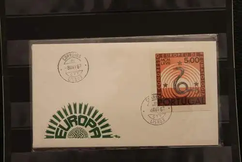 Portugal  Europäischer Rheumakongress 1967, FDC mit ungezähnten Marken aus Ministerblatt, gebraucht