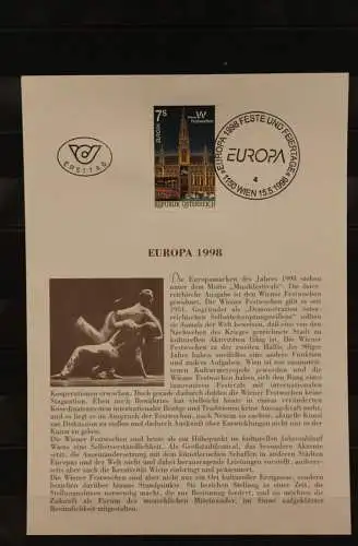 Österreich 1998; Europa - CEPT, ETB