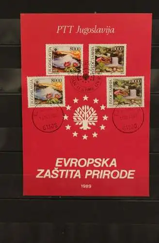 Jugoslawien 1989; Europa - Naturschutz, ETB