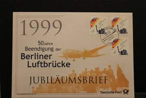 Deutschland; Jubiläumsbrief 1999; 50 Jahre Beendigung der Berliner Luftbrücke