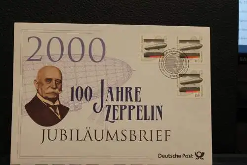 Deutschland; Jubiläumsbrief 2000; 100 Jahre Zeppelin