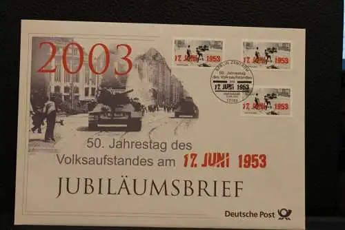 Deutschland; Jubiläumsbrief 2003: 50. Jahrestag des Volksaufstandes am 17. Juni 1953