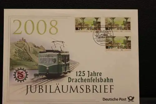 Deutschland; Jubiläumsbrief 2008: 125 Jahre Drachenfelsbahn