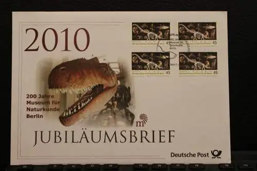 Deutschland; Jubiläumsbrief 2010: 200 Jahre Museum für Naturkunde Berlin