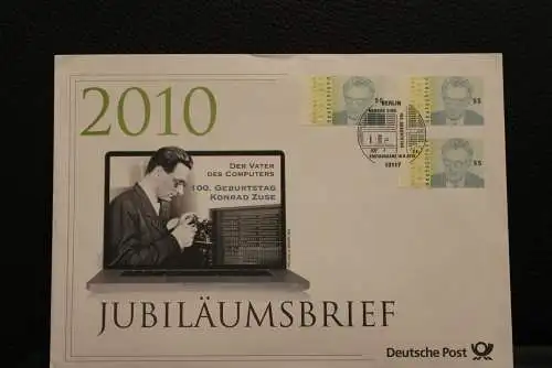 Deutschland; Jubiläumsbrief 2010: 100. Geburtstag Konrad Zuse