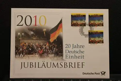 Deutschland; Jubiläumsbrief 2010: 20 Jahre Deutsche Einheit