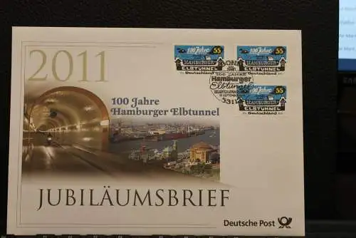 Deutschland; Jubiläumsbrief 2011: 100 Jahre Hamburger Elbtunnel