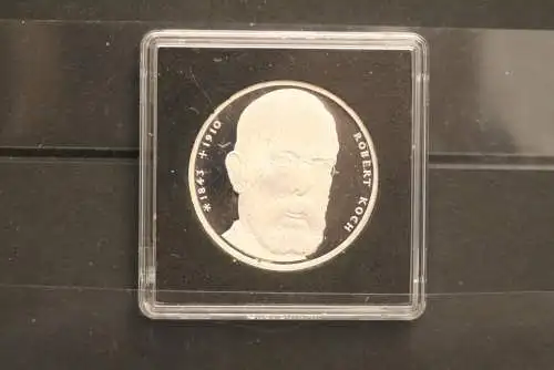 Bundesrepublik Deutschland; 10 Deutsche Mark; 1993/94; Robert Koch, Silber; PP; Jäger-Nr. 456