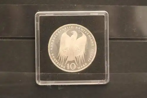 Bundesrepublik Deutschland; 10 Deutsche Mark; 1993/94; Robert Koch, Silber; stg; Jäger-Nr. 456