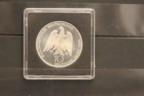 Bundesrepublik Deutschland; 10 Deutsche Mark; 1999; Goethe, Weimar, Silber; stg; Jäger-Nr. 473