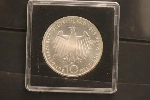 Bundesrepublik Deutschland; 10 Deutsche Mark; 1989; 2000 Jahre Bonn, Silber; stg; Jäger-Nr. 447