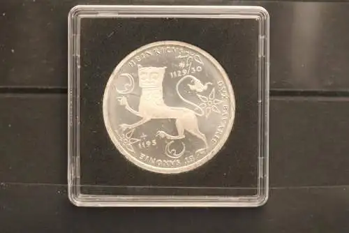 Bundesrepublik Deutschland; 10 Deutsche Mark; 1995; 800. Todestag Heinrich dem Löwen, Silber; stg; Jäger-Nr. 462