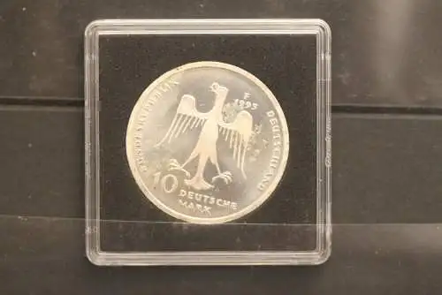 Bundesrepublik Deutschland; 10 Deutsche Mark; 1995; 800. Todestag Heinrich dem Löwen, Silber; stg; Jäger-Nr. 462