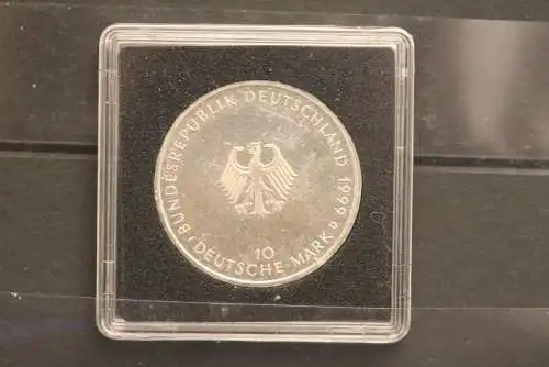 Bundesrepublik Deutschland; 10 Deutsche Mark; 1999; Grundgesetz, Silber; stg; Jäger-Nr. 471