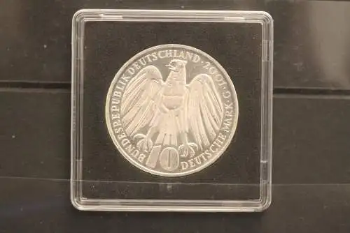 Bundesrepublik Deutschland; 10 Deutsche Mark; 2001; Bundesverfassungsgericht, Silber; stg; Jäger-Nr. 480