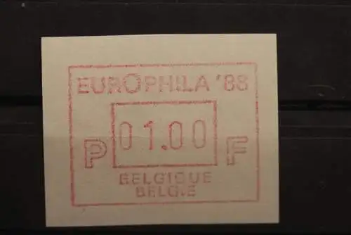 Belgien, FRAMA-ATM; Europhila 88; MNH