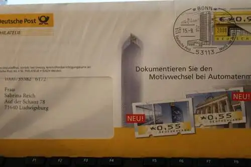 Deutschland 2008 Eigenausgabe der Post; Wertstempel 90 Cent; ATM