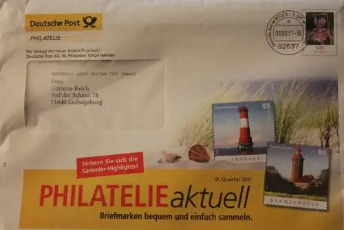 Deutschland 2011, Eigenausgabe der Post; Wertstempel 145 Cent