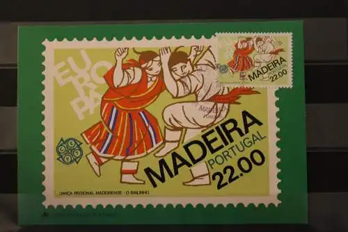 Portugal, Madeira, EUROPA 1981, MC, Maximumkarte