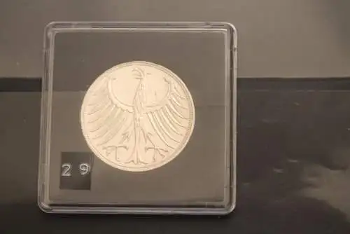 Bundesrepublik Deutschland; Kursmünze 5 DM; 1968 G; Silber 625; vz + ; Jäger-Nr. 387