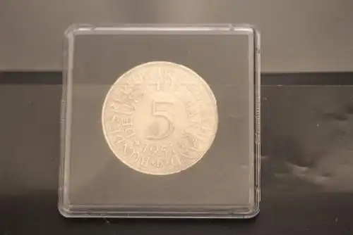 Bundesrepublik Deutschland; Kursmünze 5 DM; 1951 D; Silber 625; vz ; Jäger-Nr. 387