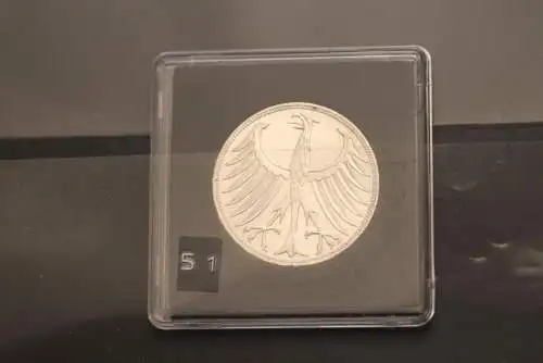 Bundesrepublik Deutschland; Kursmünze 5 DM; 1969 G; Silber 625; vz + ; Jäger-Nr. 387