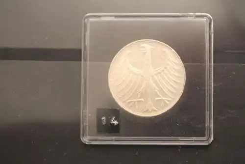 Bundesrepublik Deutschland; Kursmünze 5 DM; 1973 G; Silber 625; vz + ; Jäger-Nr. 387