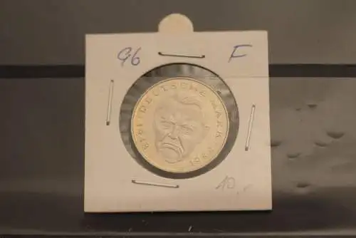 Deutschland; 2 Deutsche Mark Gedenkmünze: Ludwig Erhard, Jäger-Nr. 445, stg, 1996 F