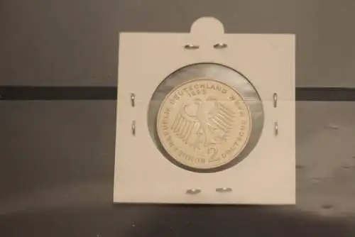 Deutschland; 2 Deutsche Mark Gedenkmünze: Ludwig Erhard, Jäger-Nr. 445, stg, 1993 G