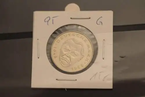 Deutschland; 2 Deutsche Mark Gedenkmünze: Ludwig Erhard, Jäger-Nr. 445, stg, 1995 G