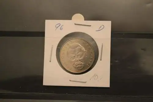 Deutschland; 2 Deutsche Mark Gedenkmünze: Ludwig Erhard, Jäger-Nr. 445, stg, 1996 G