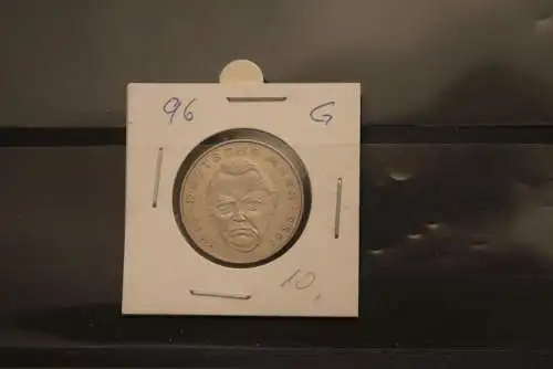 Deutschland; 2 Deutsche Mark Gedenkmünze: Ludwig Erhard, Jäger-Nr. 445, stg, 1996 G