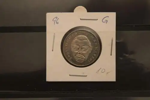 Deutschland; 2 Deutsche Mark Gedenkmünze: Ludwig Erhard, Jäger-Nr. 445, stg, 1996 G