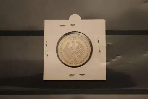 Deutschland; 2 Deutsche Mark Gedenkmünze: Ludwig Erhard, Jäger-Nr. 445, stg, 1996 G