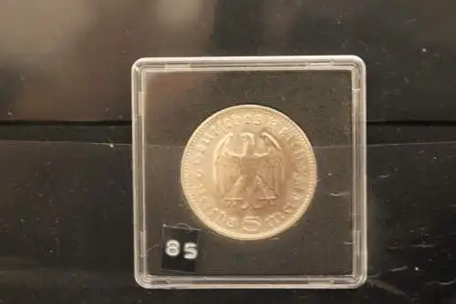 Deutsches Reich; Kursmünze,  5 Reichsmark, 1936 G, Silber, ss-vz, Jäger-Nr. 360