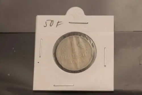 Bundesrepublik Deutschland, Kursmünze 1 Deutsche Mark, 1950 F, Jäger-Nr. 385, ss-vz