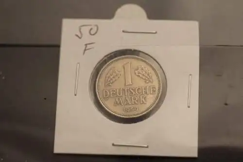 Bundesrepublik Deutschland, Kursmünze 1 Deutsche Mark, 1950 F, Jäger-Nr. 385, ss-vz
