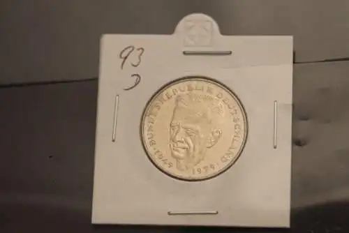 Bundesrepublik Deutschland, Kursmünze: 2 Deutsche Mark; Kurt Schumacher; 1993 D, Jäger-Nr. 424, stg