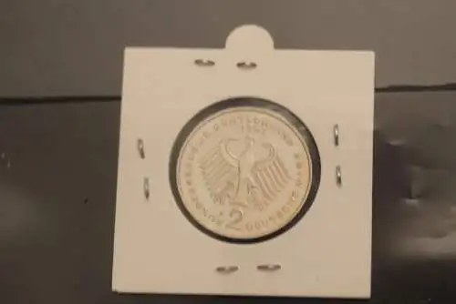 Bundesrepublik Deutschland, Kursmünze: 2 Deutsche Mark; Kurt Schumacher; 1993 F, Jäger-Nr. 424, stg