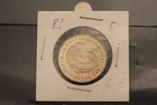 Bundesrepublik Deutschland, Kursmünze: 2 Deutsche Mark; Theodor Heuss; 1983 F, Jäger-Nr. 407, stg
