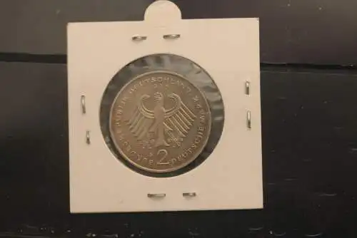 Bundesrepublik Deutschland, Gedenkmünze 2 DM, Franz J. Strauß, Jäger-Nr. 450, 1996 F, stg