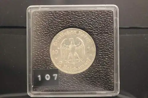 Deutsches Reich; Kursmünze, 2 Reichsmark, 1934 A, Silber, vz, Jäger-Nr. 355