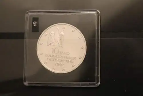 Bundesrepublik Deutschland; 10 Euro; 2002; Documenta, Silber; stg; Jäger-Nr. 492