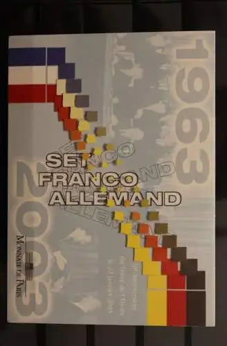 Deutsch-Französisches Set 2003; 40 Jahre ElyseeVertrag; 40 Anniversaire du Traite de l'Elysee