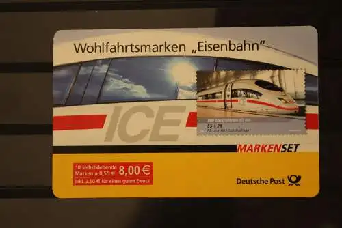 Deutschland; MH 64; Wohlfahrt: Eisenbahn, 2006, gebraucht; Ersttagsstempel