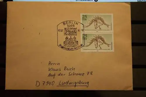 DDR, Sonderstempel 500 Jahre Post; Postmuseum der DDR Berlin, 1990