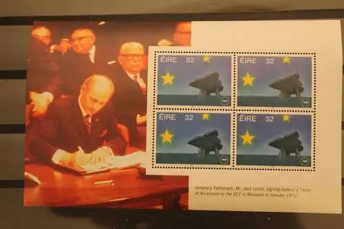 Irland 1992, Europäischer Binnenmarkt, Heftchenblatt, MiNr. 810, MNH